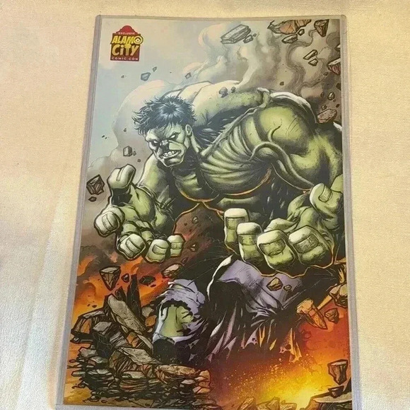 The Incredible Hulk Picture from Alamo City‎ Comic Con 17" NEW in Picture sleeve - Picture 4 of 5